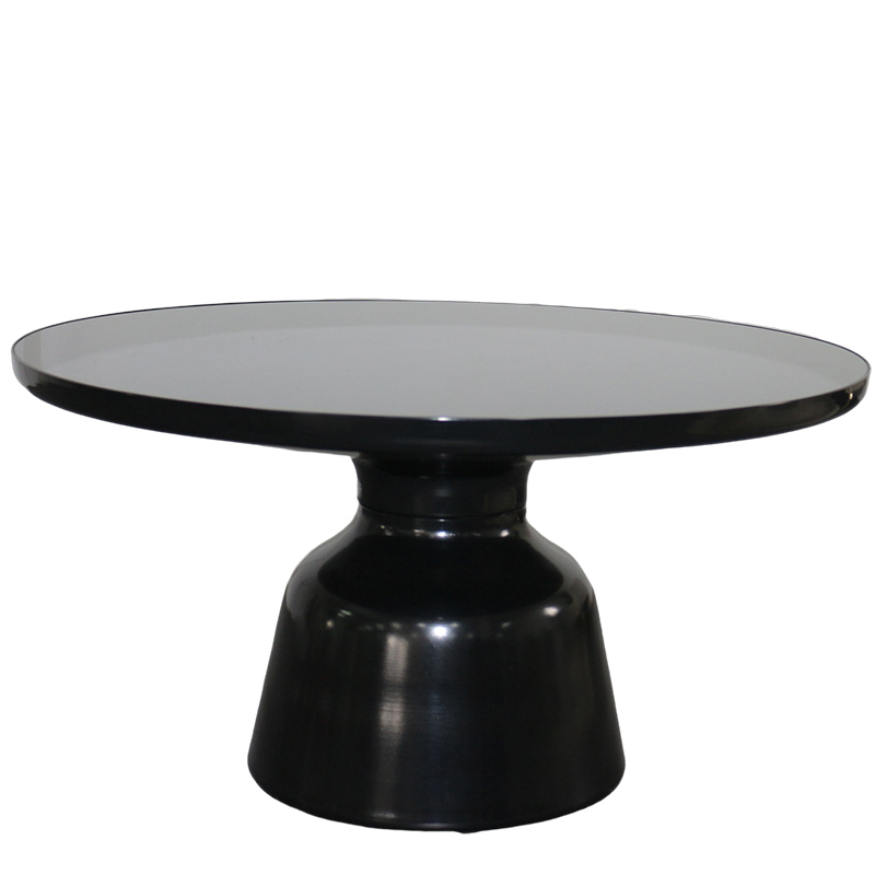 metal black coffee table