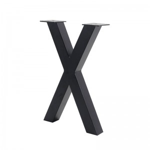x shaped metal table legs